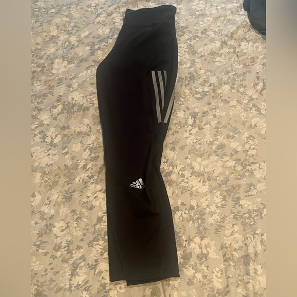 NEW Addidas women running tights black carrera.  Size small. - Picture 1 of 6